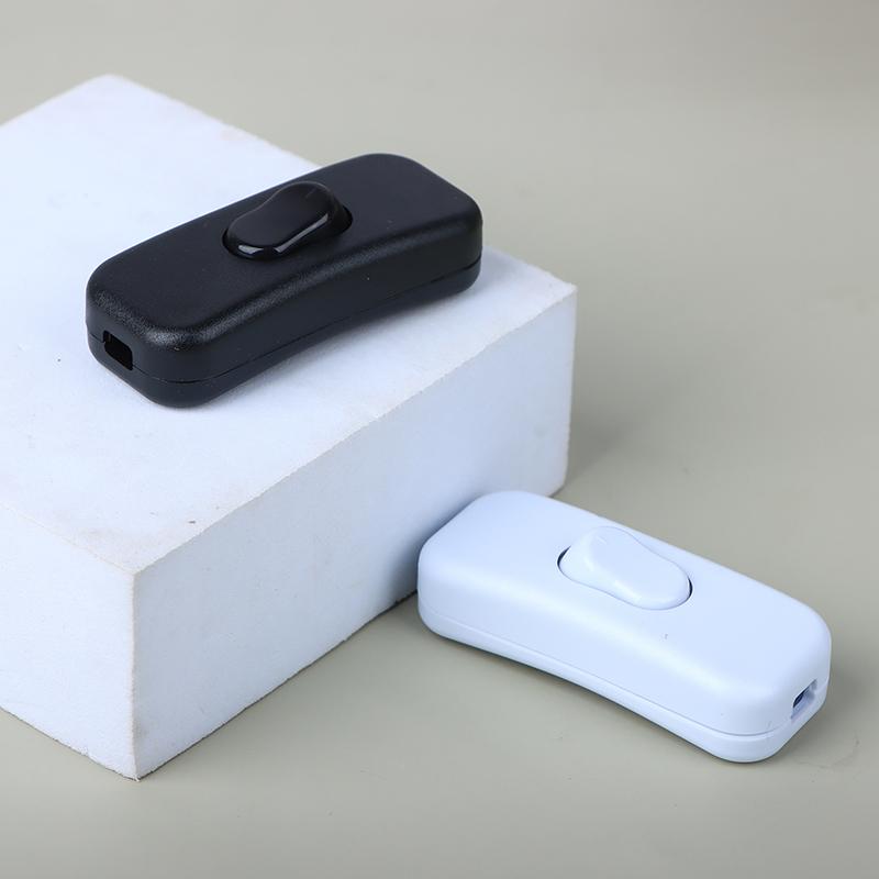 1Pc Light Switch Ac 250V On/Off Table Desk Lamp Cord Toggle Rocker Switches Control For Led Lights Wiring Electric Switch
