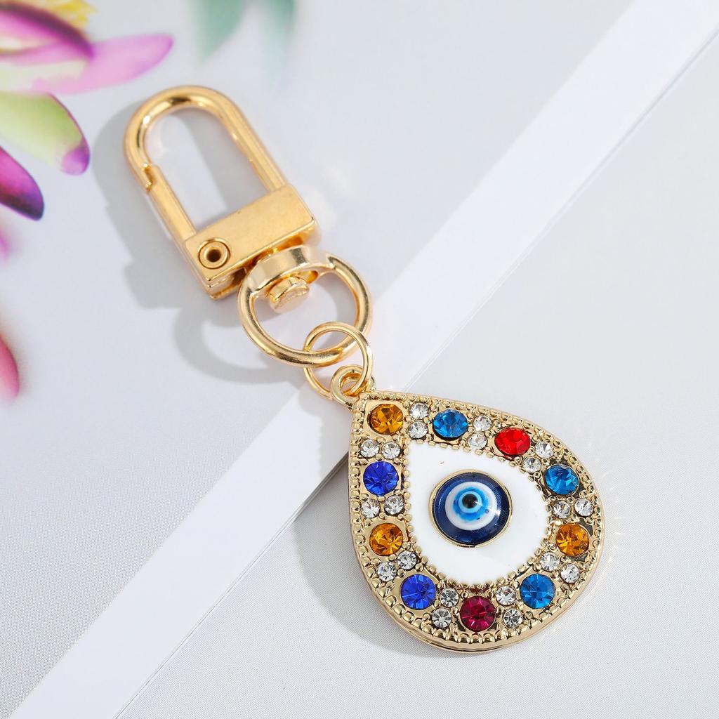 Key Ring Holder Bag Pendant Evil Eye Keychain Buddha Hand Keychains Hamsa Hand Keyring Amulet