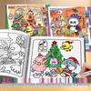 Monster Series Coloring Book: Cartoon-Themed for Elementary Students - Christmas & Halloween