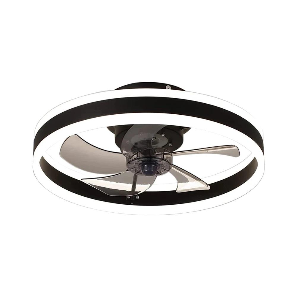 IRALAN Modern Ceiling Fan with Light Remote Control 6 Speed Chanderlier Fan Reversible Dimmable For Living Room Bedroom