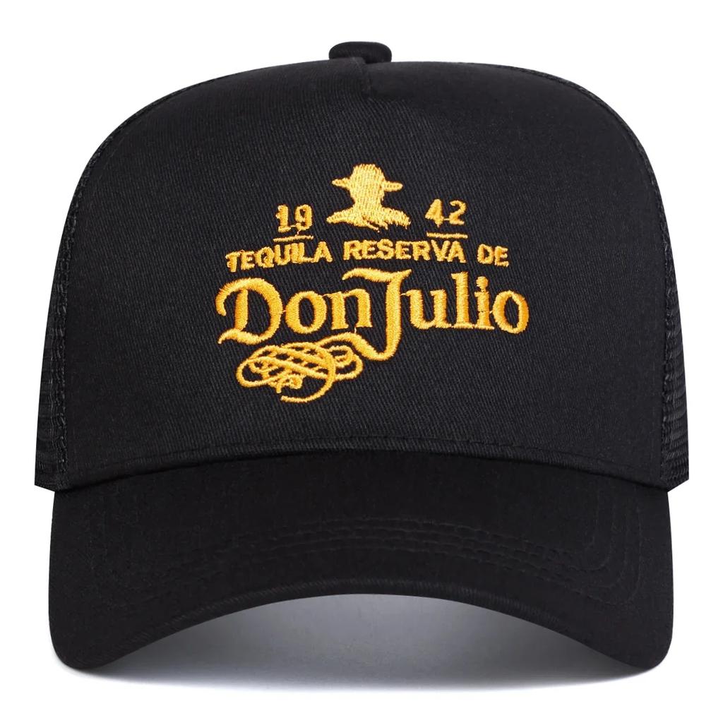 Унисекс Сетчатые Бейсболки Don Julio с Вышивкой Букв Весна и Лето Наружные Регулируемые Повседневные Кепки Кепка от Солнца Спортивная Кепка