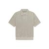 Fear of God Essentials Терри Поло Тюлень Унисекс Топы Серый 125BT224053F