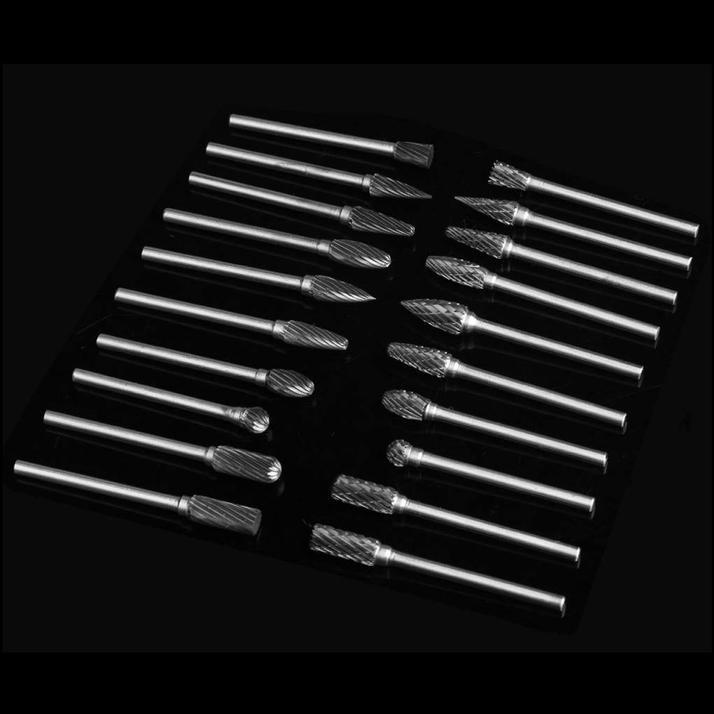 10 Pieces Grinding Rotary Burr File Home Industrial Factory End Milling Slicer Replacement Hand Drill Tool Parts