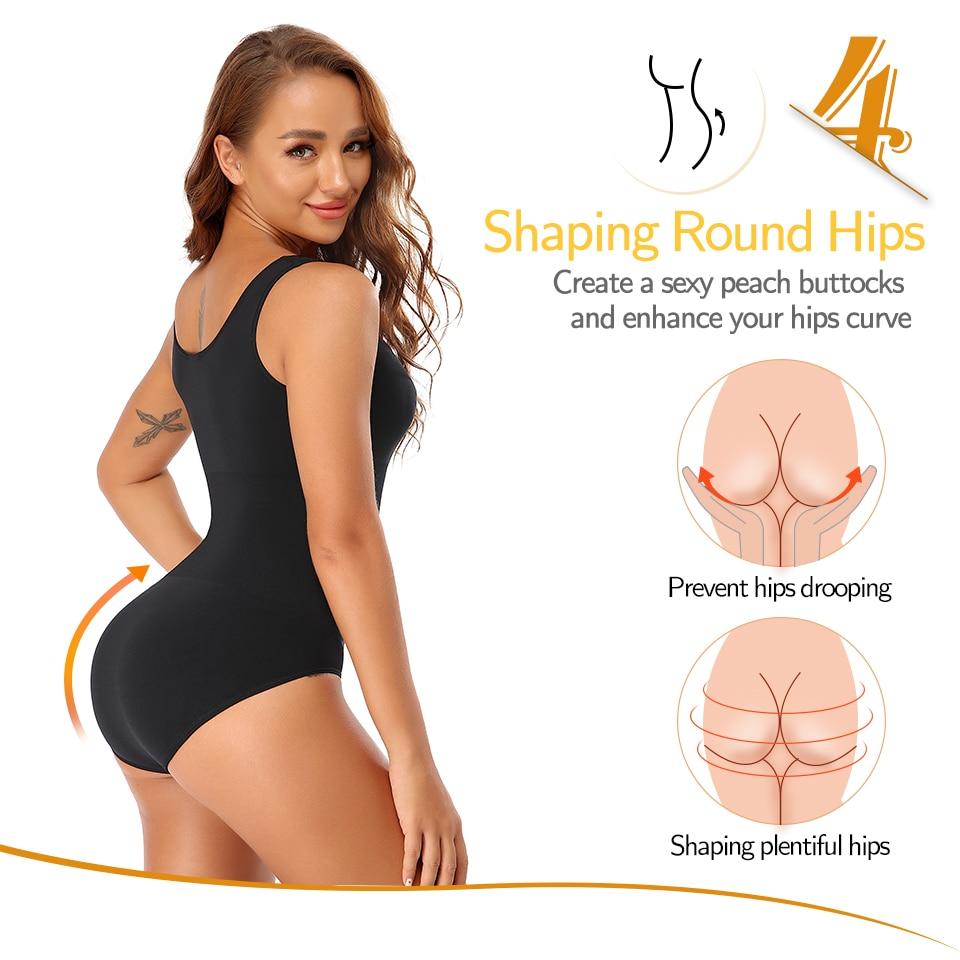 Женское корректирующее белье, боди, жилет для тренировки талии, формирователь всего тела, боди с контролем живота, нижнее белье для похудения, сексуальные топы на бретелях с v-образным вырезом