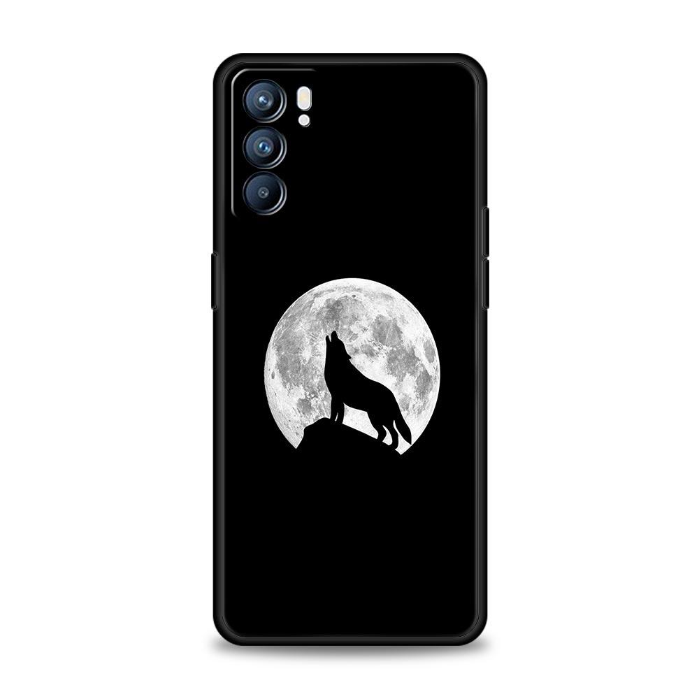 The Wolf Phone Case For Oppo Reno8 Reno7 Reno6 Pro A54 5G Find X6 X5 A53 A52 A9 A15 A95 A17 A16 A76 A74 A57 A31 Cover