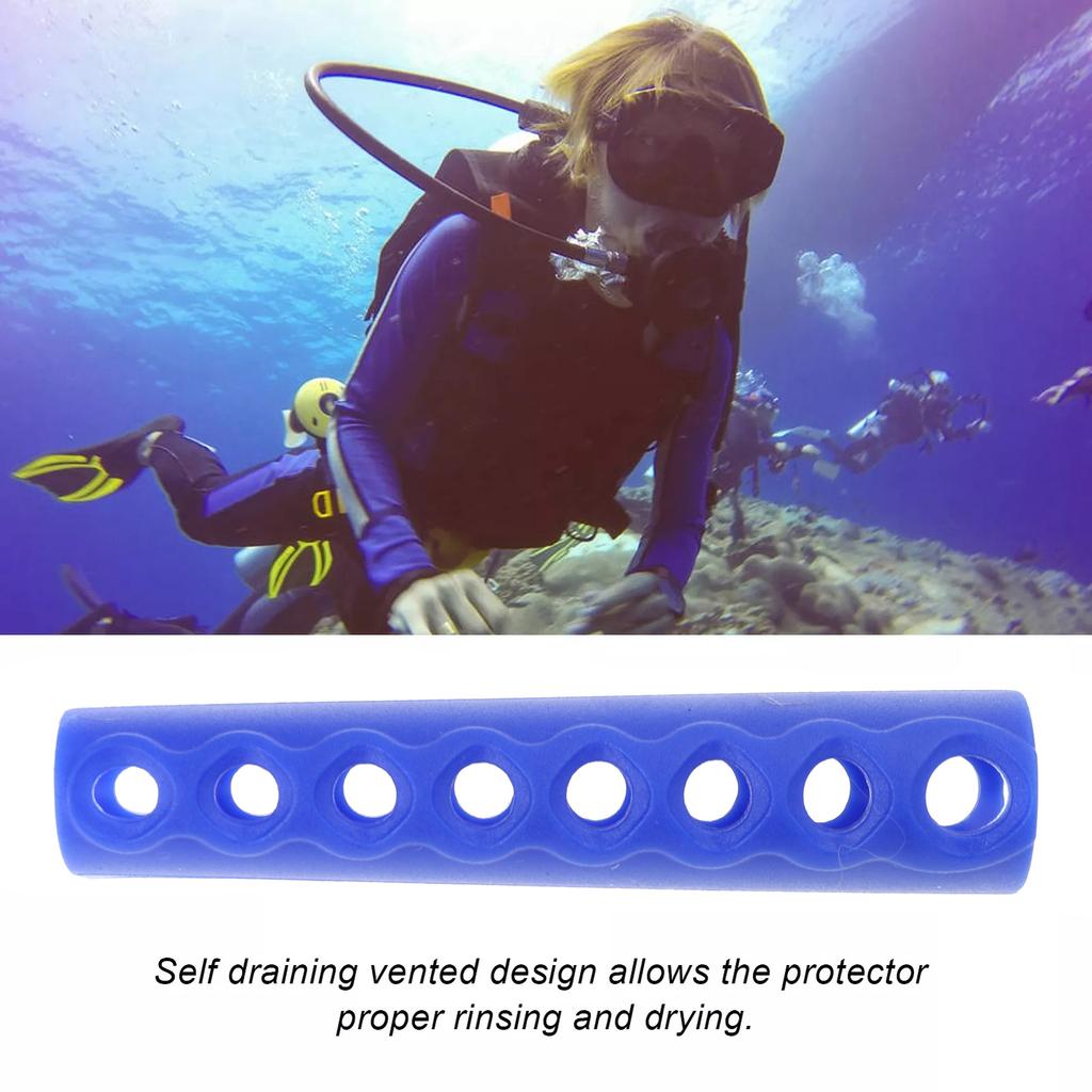 Защитный шланг регулятора для дайвинга 4" длинный вентилируемый защитный шланг регулятора аксессуары для дайвинга для спорта Enduring