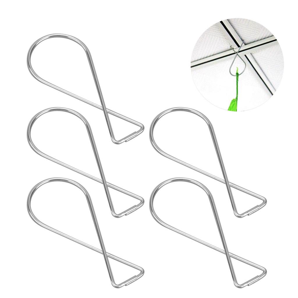 100 шт. подвесной крючок оцинкованная сталь автоматические отскакивающие зажимы потолочные декоративные пряжки