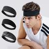 1PC Outdoor Sports Widened Sweatband High Elastic Tail Band Design Cycling Fitness Running Ice Silk Breathable Headband