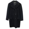 90s Wool Blend Old Chester Coat 4 Black Double Button Men's Used