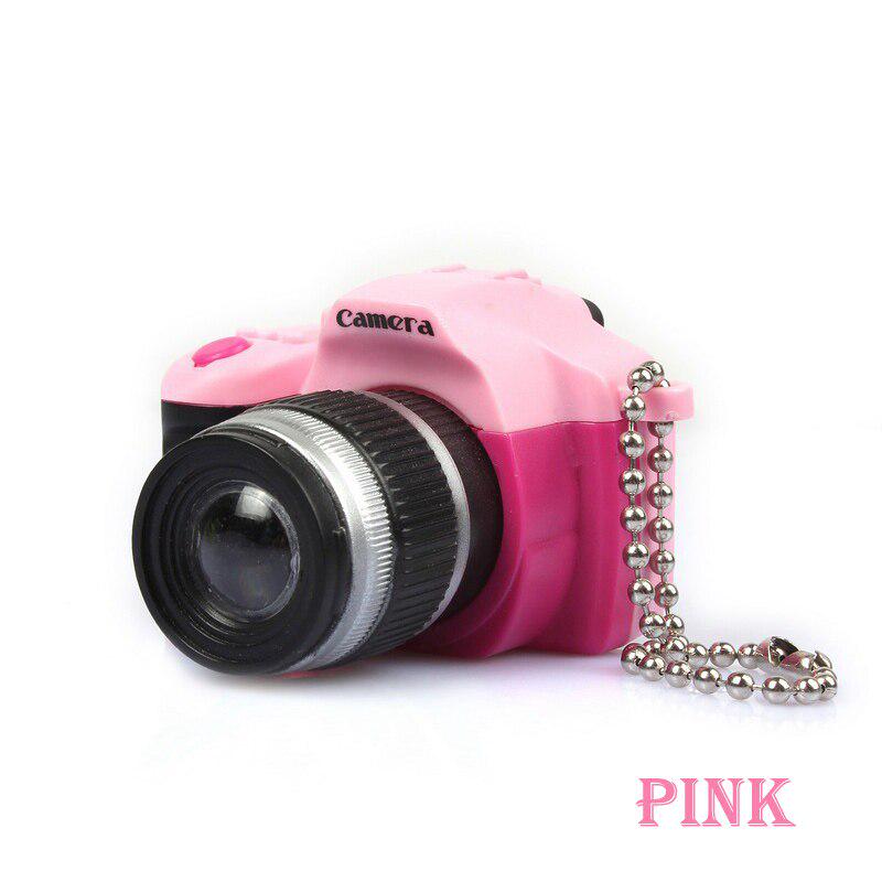 Led Camera Flashing Toys for Kids Digital Camera Keychain Luminous Sound Flash Light Pendant
