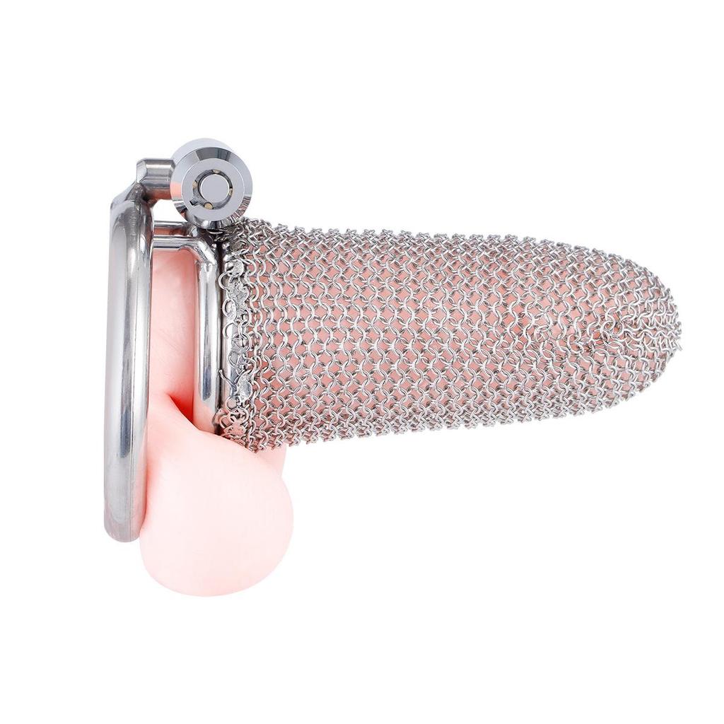 MoDi Сетка из нержавеющей стали, мужское устройство целомудрия, гладкая и легкая клетка для члена, секс-игрушки для мужчин, замок для пениса, уретры, игра для взрослых