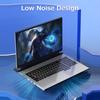 Портативный кулер для ноутбука Охлаждающая база для ноутбука Конструкция с одним вентилятором Низкий уровень шума Поддержка двух портов USB