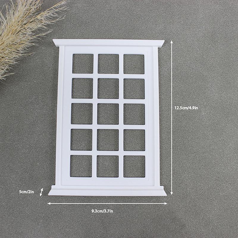 1 шт. кукольный домик миниатюрная оконная рама модель украшения окна кукольный домик 1/12 мини мебель игрушка