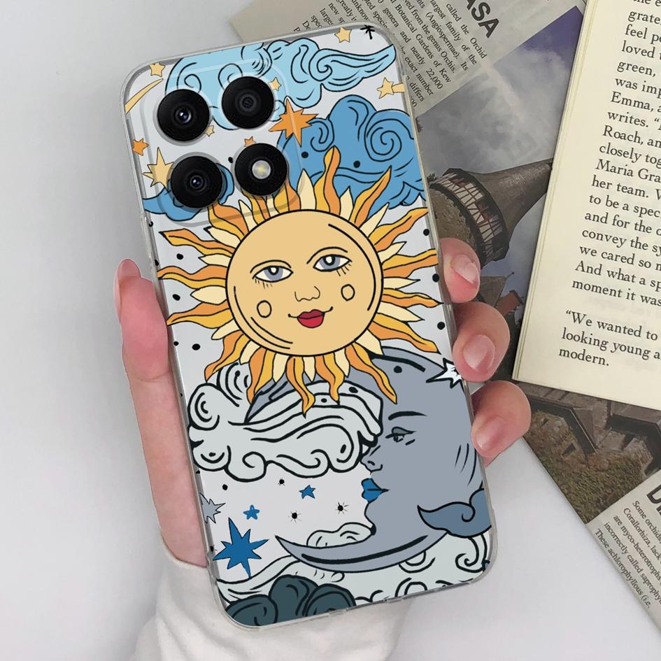 Чехол для Honor X8a X7a 9S 9X Pro 8A Pro 20S 30S 50 Pro Magic5 Pro, модный защитный прозрачный мягкий силиконовый чехол для чести, бампер