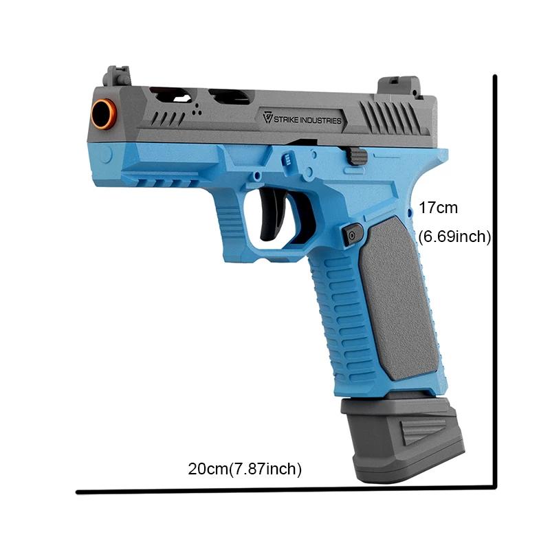 Нетоксичный пистолет для непрерывной стрельбы G17, игрушечный пистолет с мягкими пулями, игра Cs для детей и взрослых, популярный игрушечный пистолет