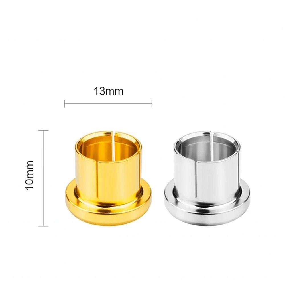 Gold Plated RCA Plug Caps Brass Dust Proof Cap Insulation Socket Protect Cover Caps Audio