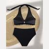 Купальники стринги сексуальные новые купальники женские купальные костюмы треугольные женские пляжные костюмы из двух частей бикини комплект