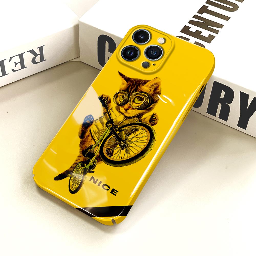 All-inclusive Film Phone Case Cartoon Fashion Design Hard Shell Full Cover Camera Protection Case for iPhone Samsung Xiaomi Poco Redmi Huawei Honor