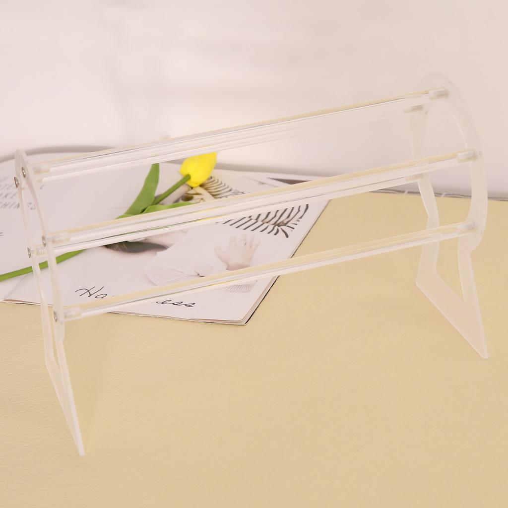 A95D-Headband Holder, Clear Headband Organizer, Acrylic Hair Hoop Display Stand, Headband Storage Holder For Women And Girls