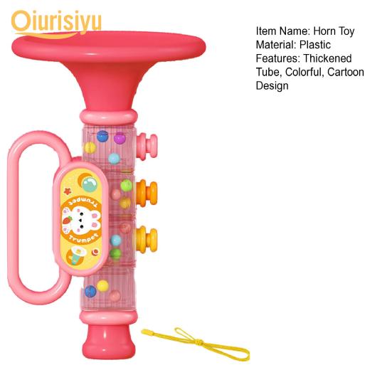 Funny Mini Music Enlightenment Round Edges Performance Prop Blowing Toy for Children Trumpet Toy