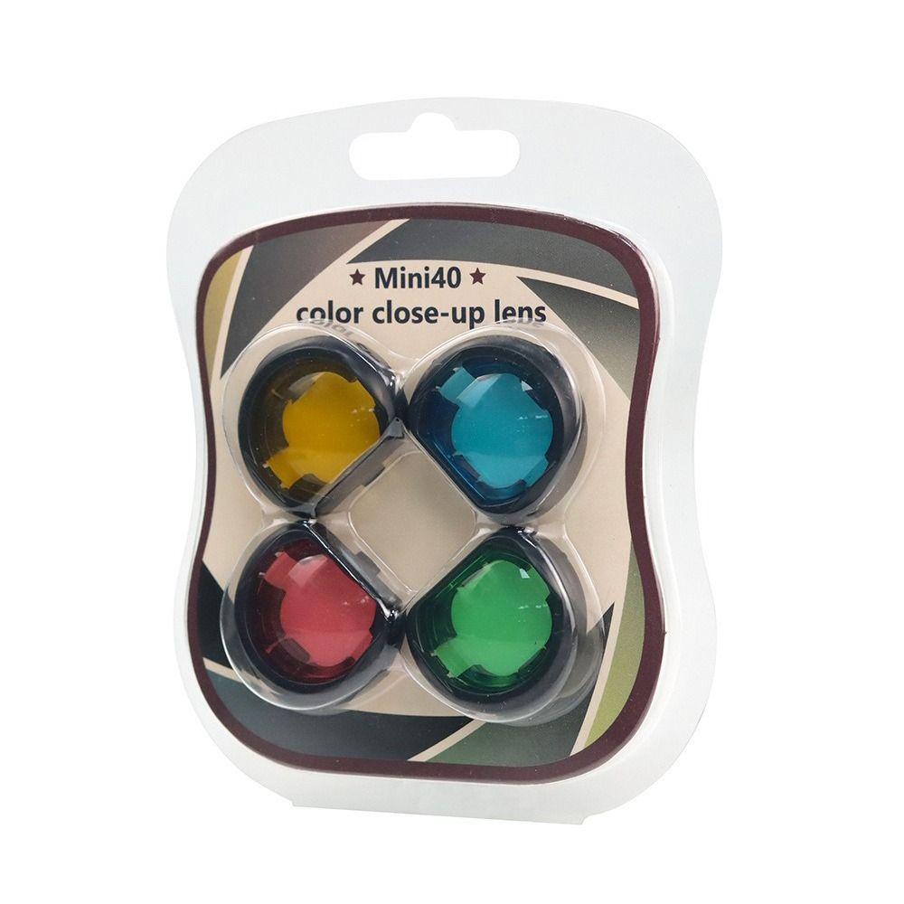 Набор из 4 цветных фильтров для мгновенной камеры Fujifilm Instax Mini 40 Фотоаксессуары