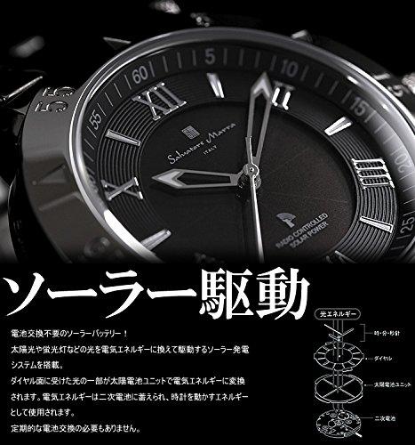 Часы Salvatore Marra Royal Blue Radio Solar из нержавеющей стали [Salvatore Mara] мужские SM18112SS-PGBL
