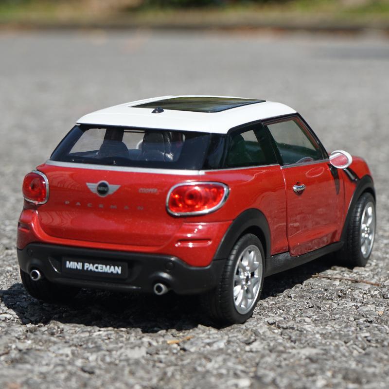 WELLY 1:24 BMW MINI Cooper S Paceman Alloy Car Diecasts & Toy Vehicles Car Model Miniature Scale Model Car Toy For Children