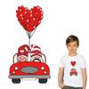 Love Balloon Heat Press Appliqued Valentine's Day Clothing Deco Patch Hot Transfers A-Level Washable