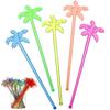 150 Pcs Coconut Tree Stirrer Milk Stirrers Drinking Sticks Coffee Mixing Juice Cocktail Rods Honey Blender
