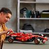LEGO Technic Ferrari SF-24 F1 Car Toy, Birthday Gift, Building Blocks, Vehicle, Miniature Car, 42207
