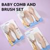 Baby Comb Brush Baby Care Set Comb Beechwood Soft Brush Cleaning Comb Brush Careful Care of Small Children At Home Always Have Daily Necessities