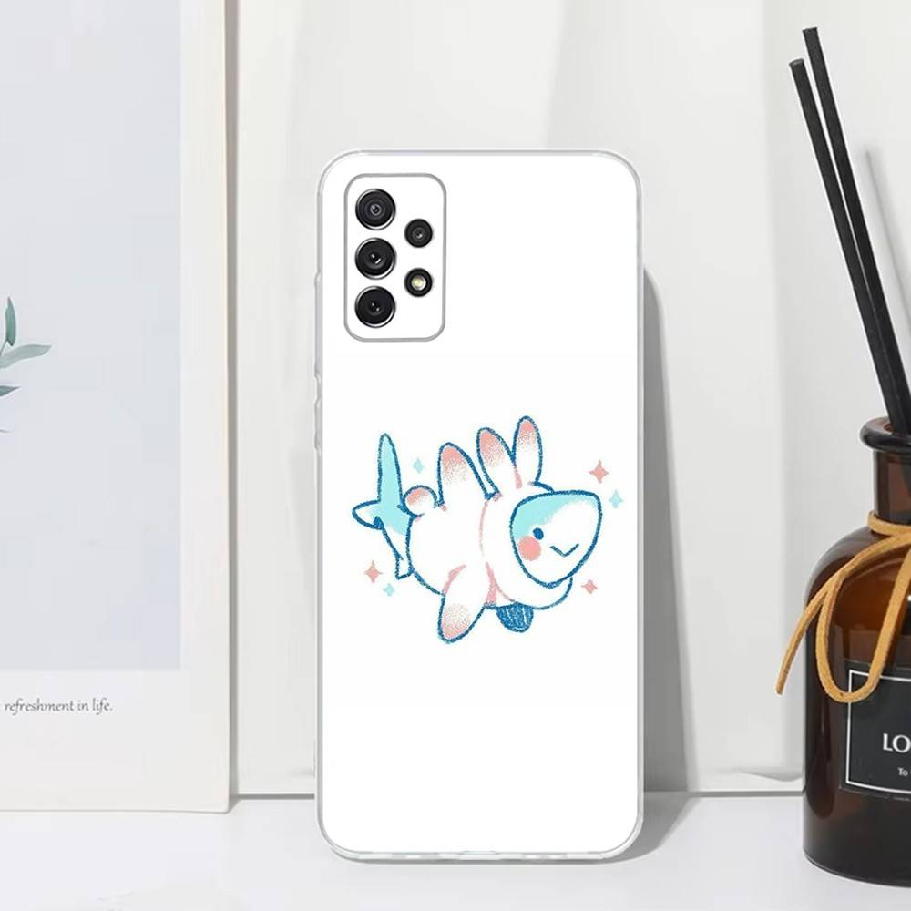 Милый мультяшный акула Чехол для телефона Samsung S30, S23, S21, S22, S20, Ultra, FE, Lite, S10, S9, S8, Plus, Прозрачный, Силиконовый чехол