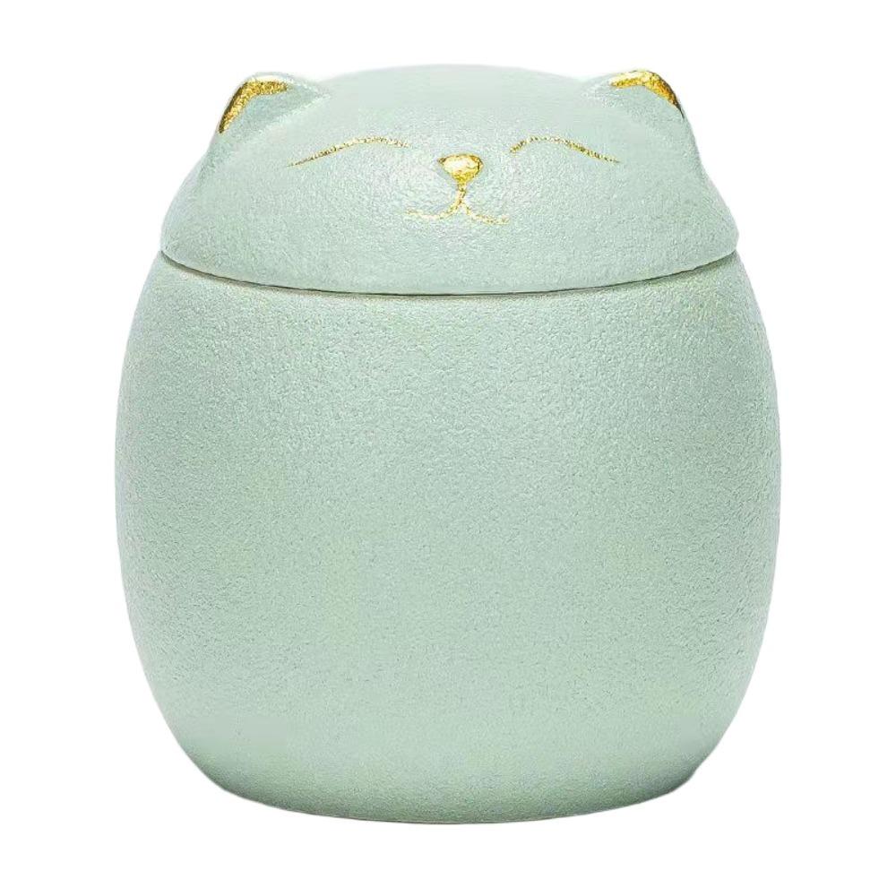 Подарочная керамическая погребальная урна для питомцев 200 мл Форма собаки/кошки Коробка для хранения праха Мемориалы с крышкой Урны для кремации собак кошек Товары для собак