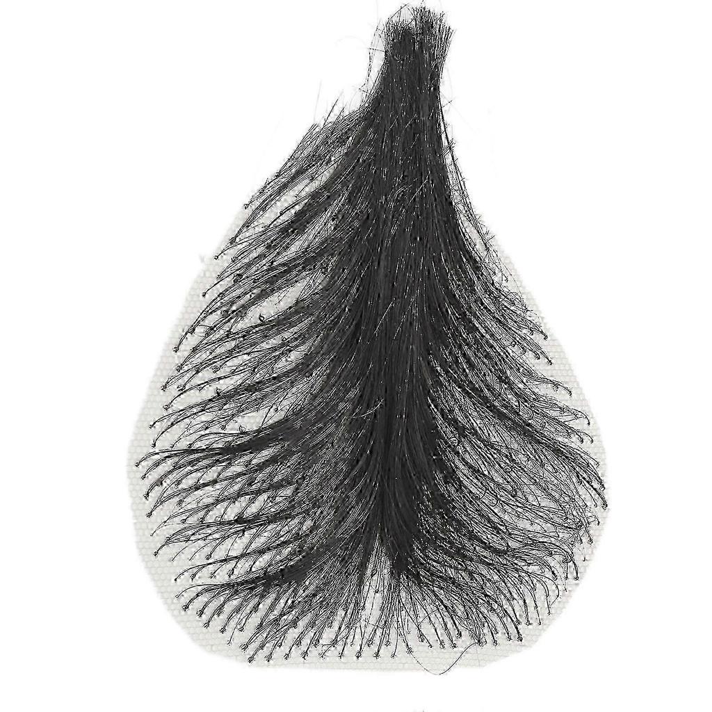 Soft Fake Pubic Hair Men Women Breathable Synthetic Fake Private Hair Accessory for Adding Hair Volume hwy