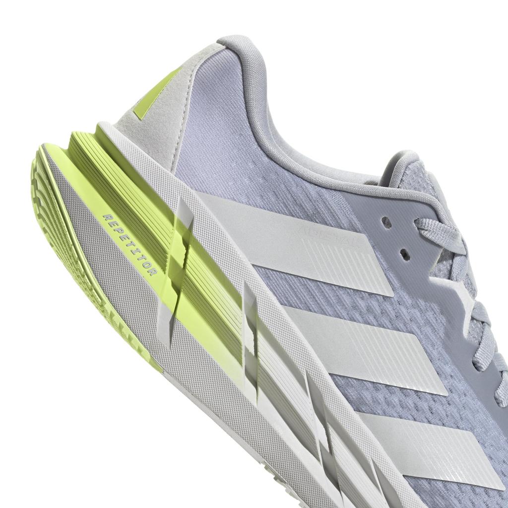 Adidas Adistar 3 Running Shoes NJH25 Halo Silver/Zero Metallic/Pulse Lime (JI1245) Size 25.5 Cm