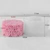 Силиконовая форма для 3D-свечи-цветка DIY, цилиндр-роза, букет-тюльпан, формы для изготовления ароматерапевтических свечей, поделки из смолы, декор для дома