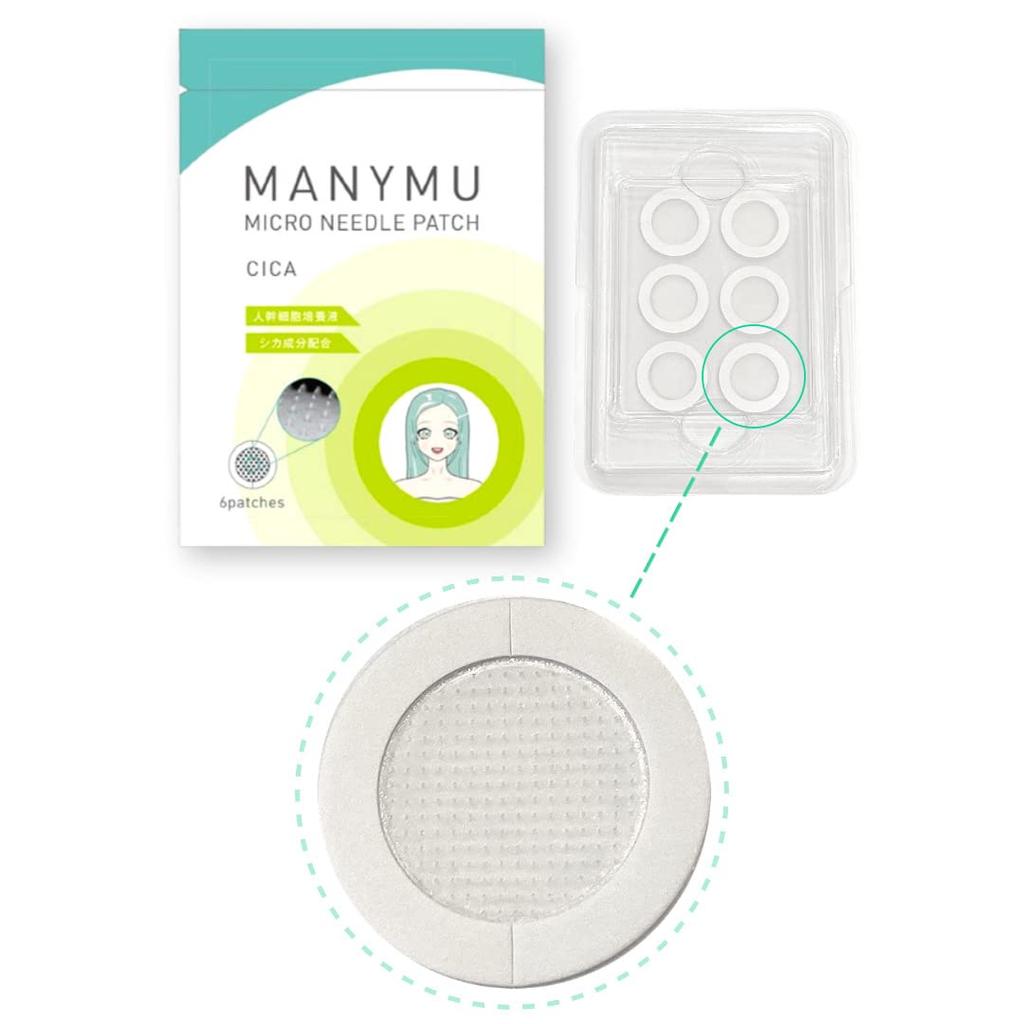 CICA Микроиголки Гиалуроновые Точки 6 Уход за Глазами Игольчатый Микроигольный Патч CICA 6 Патчей Патчи, Кислота, Патчи, Патчи, MANYMU/Точечный Уход, Под Глаза