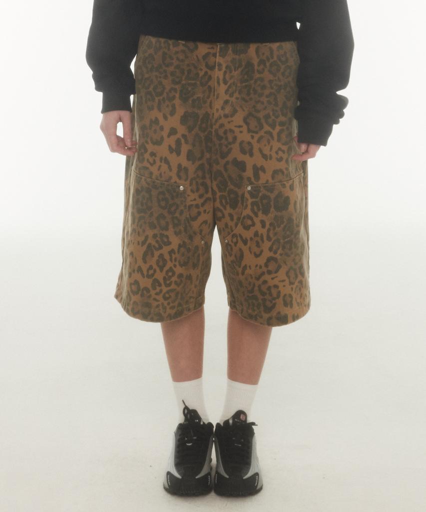 MIDNIGHT MOVE 7 Leopard Pants (Brown)