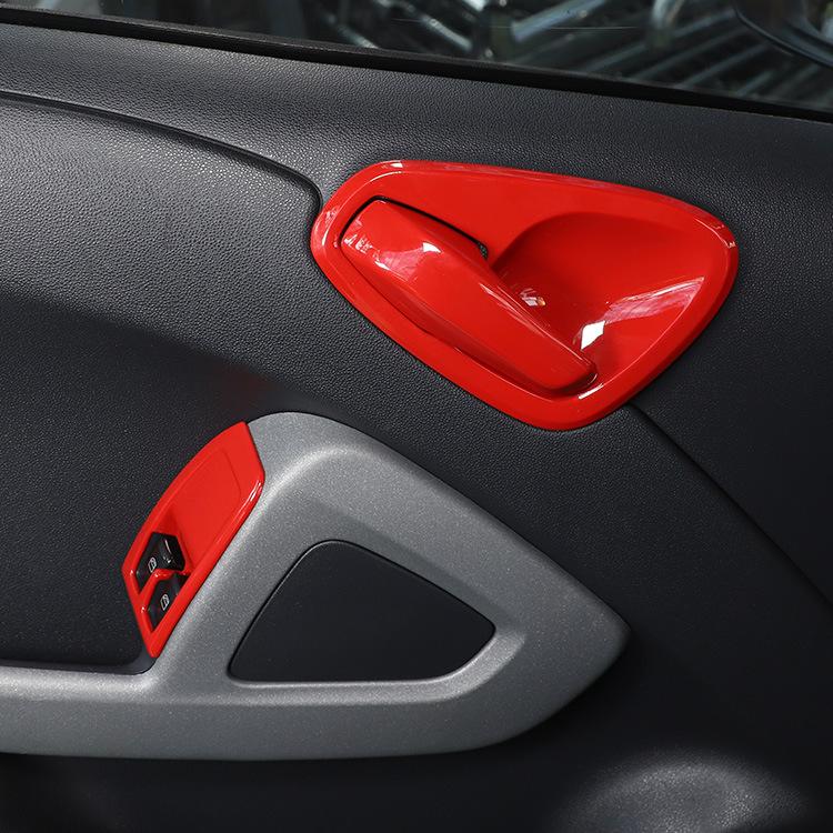 Накладки на внутренние дверные ручки автомобиля из АБС-пластика, наклейки, подходят для Mercedes Benz Smart 451 Fortwo 2010-2015 гг. Аксессуары для салона автомобиля