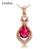 Женское ожерелье Lindon, кулон из медного сплава, циркон, модный подарок