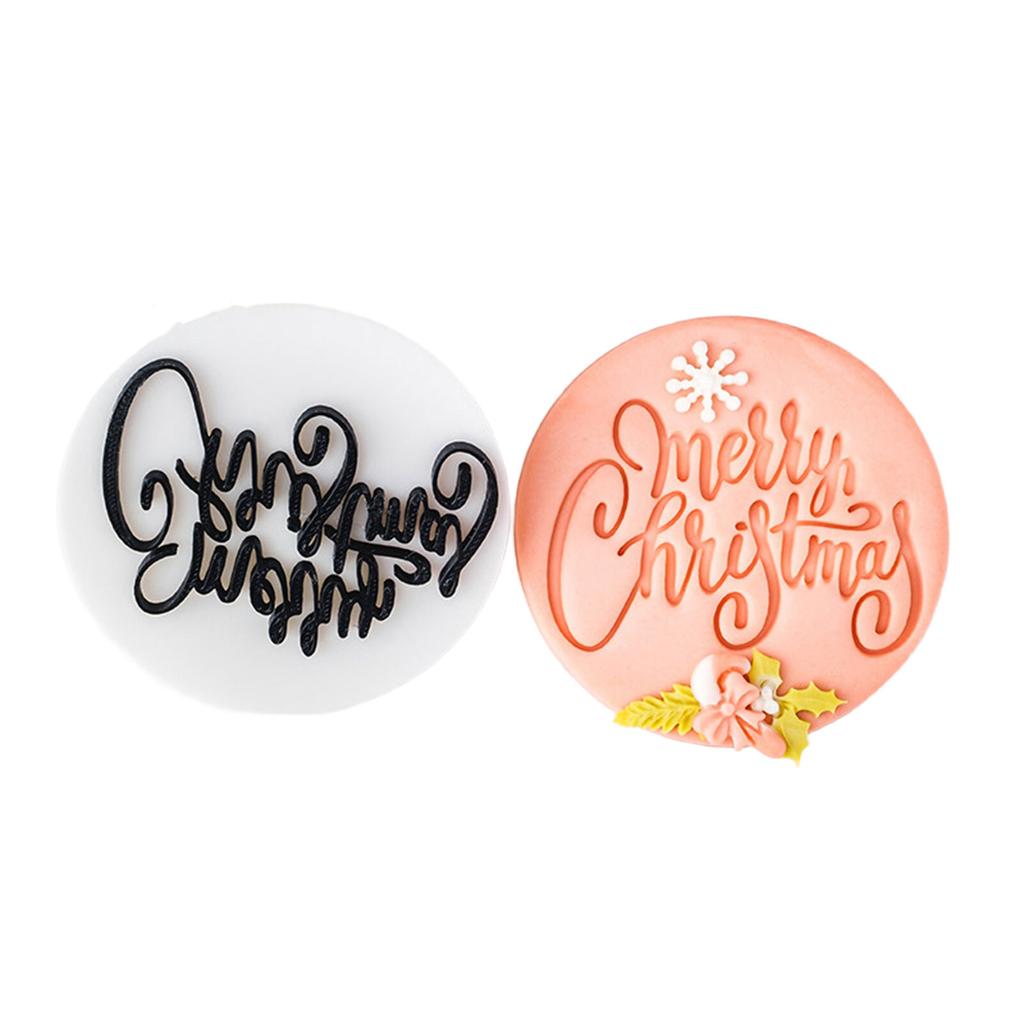 Рождественские формочки для печенья с помадкой и английскими поздравлениями. Пищевые формы для выпечки, подходящие для праздничных угощений.