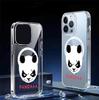 Магнитный прозрачный чехол с полным покрытием "Злой панда" для iPhone 14-17 Pro Max