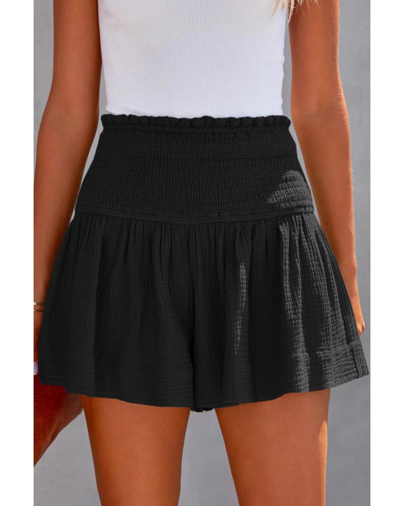 Azura Exchange High Waist Ruffle Shorts