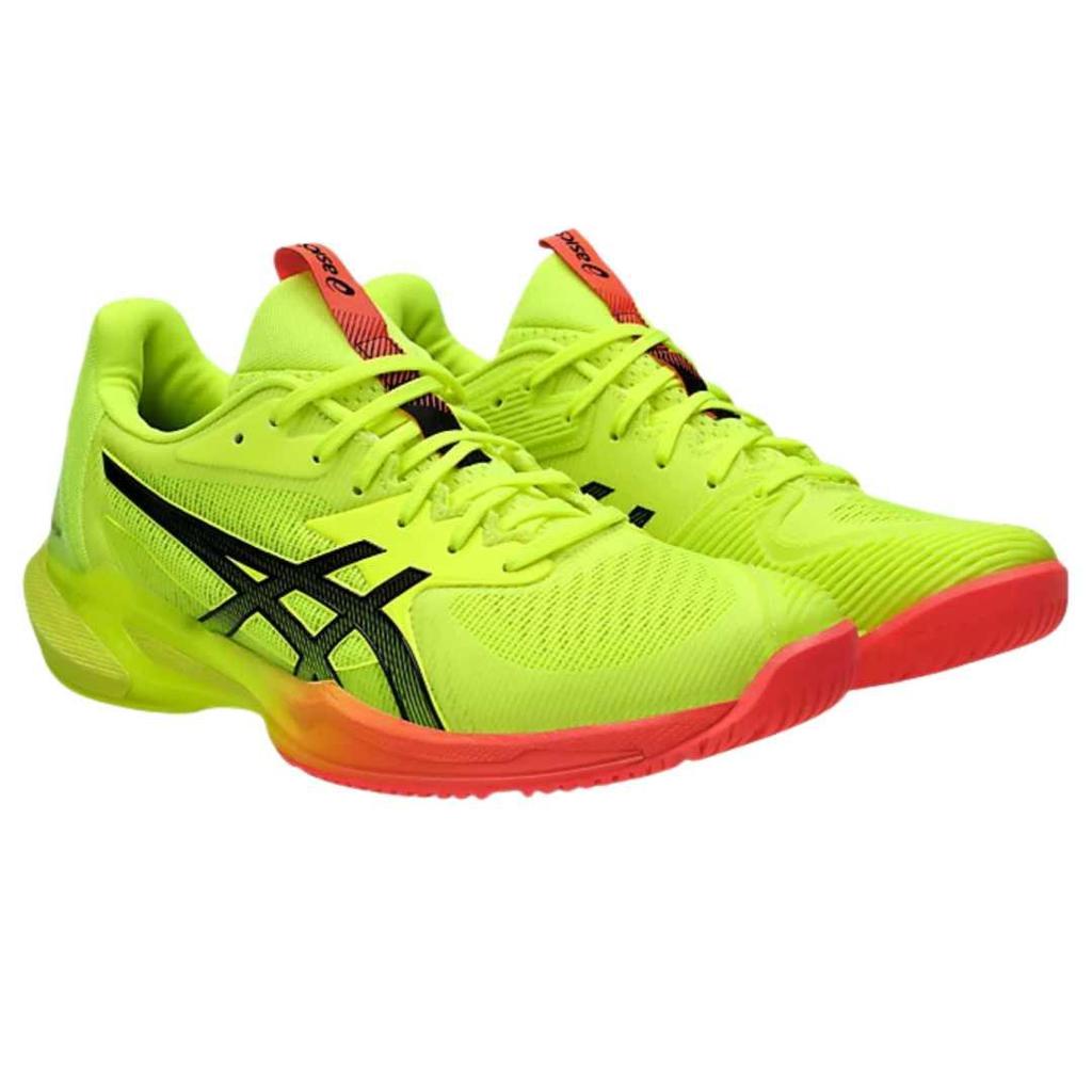 Asics Solution Speed FF 3 Paris Women Sneakers Yellow Safety-Yellow Black 1042A275-750