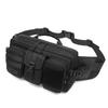 IDEASHOW Waist Multifunctional Waist Pouch with 11 Adjustable Front Pocket for Small Shoulder Hip Bag for and Other 4L Capacity 2-Way Bag, Pockets,