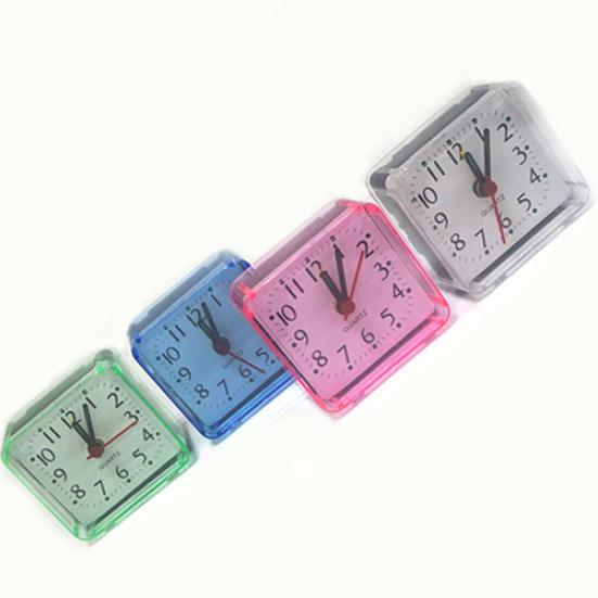 Кровать для путешествий Мини-портативный компактный квадратный кварцевый звуковой стол Бесшумный будильник