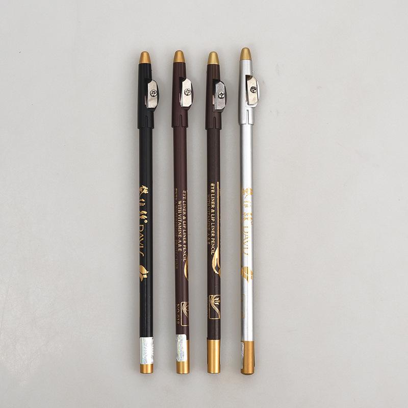 Водостойкий карандаш для подводки глаз и бровей, стойкий, не размазывается, черный/коричневый