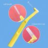 20pcs L Shaped Interdental Brush Cleaning Teeth Gap Soft Brush Portable Interdental Oral Hygiene Cleaning Toothpick Tools