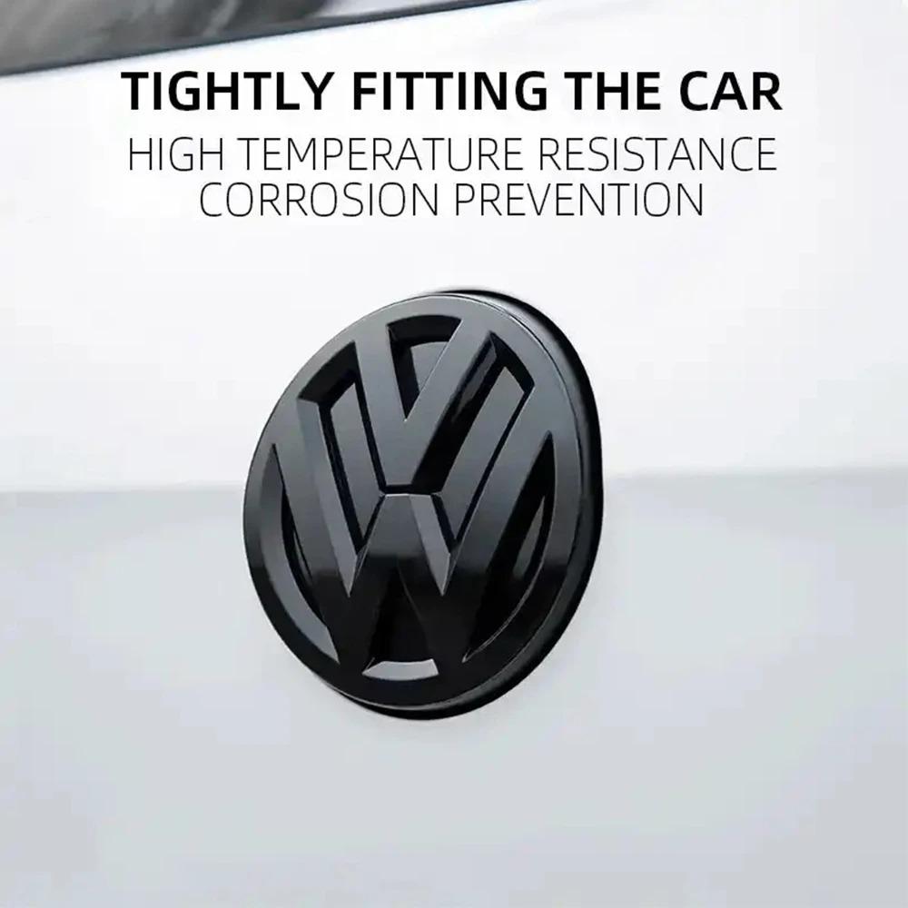 For Volkswagen VW 2pcs Car Front Radiator Grille Badge Cover Rear Trunk Lid Sticker For VW Polo Golf MK6 MK7 MK7.5 Scirocco Arteon Touareg Taigo EL1