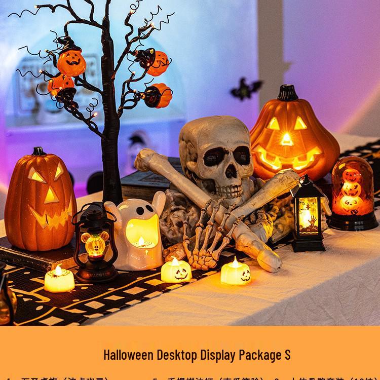 Светящийся тыквенный фонарь на Хэллоуин Набор для украшения вечеринки